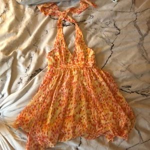 Halter Open back dress